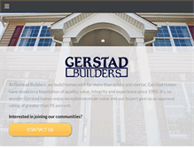 Tablet Screenshot of gerstadbuilders.com